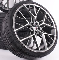 23 Zoll Felgen Borbet BY für Audi RS Q8 SQ8 Alufelgen Graphite Poliert Winterreifen