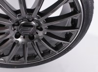 VW ID.5 Elektro 19 Zoll Kompletträder Felgen WH39 Dark Gunmetal lackiert mit hochglanzpoliertem Felgenbett Winterreifen