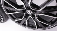18 Zoll Kompletträder für VW T-Roc A1 Cabrio Felgen WH34 Schwarz Hochglanzpoliert Winterreifen Ganzjahresreifen Alufelgen