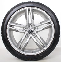 19 Zoll Kompletträder für VW T-Roc A1 Cabrio Felgen WH11 Daytona Grau Winterreifen Ganzjahresreifen Alufelgen