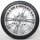 19 Zoll Felgen WH18 für Skoda Kodiaq (NS) Winterreifen Kompletträder Daytona Grau Hochglanzpoliert
